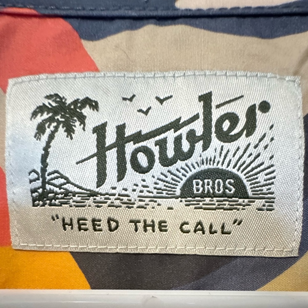 2XL HOWLER BROTHERS MANSFIELD HAWAIIAN SHIRT